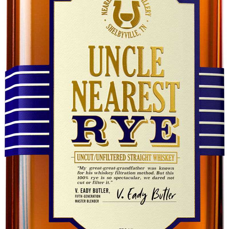 Uncle Nearest Uncut & Unfiltered – Batch 005 Straight Rye Whiskey